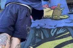 Mural problematike odlaganja otpada - Marin Remić
