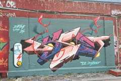 Minhenski graffiti Hall of Fame – Tumblinger Strasse