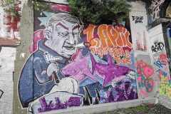 Minhenski graffiti Hall of Fame – Tumblinger Strasse