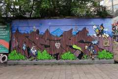 Minhenski graffiti Hall of Fame – Tumblinger Strasse