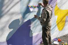 Mural SRETNA SLIKA na Knežiji