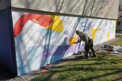 Mural SRETNA SLIKA na Knežiji