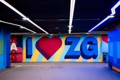 Grupa Zid  oslikala  mural "Pothodnik budućnosti"