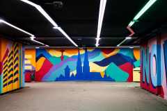Grupa Zid  oslikala  mural "Pothodnik budućnosti"