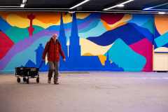 Grupa Zid  oslikala  mural "Pothodnik budućnosti"
