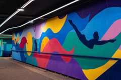Grupa Zid  oslikala  mural "Pothodnik budućnosti"