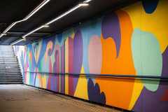 Grupa Zid  oslikala  mural "Pothodnik budućnosti"