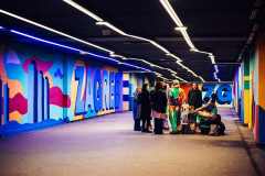 Grupa Zid  oslikala  mural "Pothodnik budućnosti"