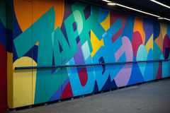 Grupa Zid  oslikala  mural "Pothodnik budućnosti"