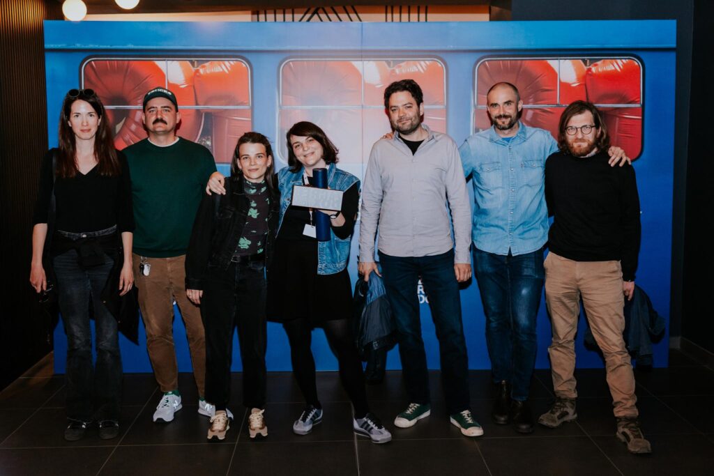 Dalija Dozet i filmska ekipa (FOTO: Samir Cerić Kovačević)