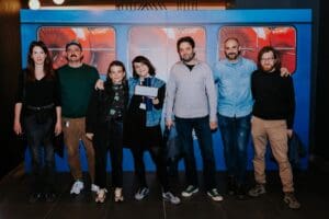 Dalija Dozet i filmska ekipa (FOTO: Samir Cerić Kovačević)