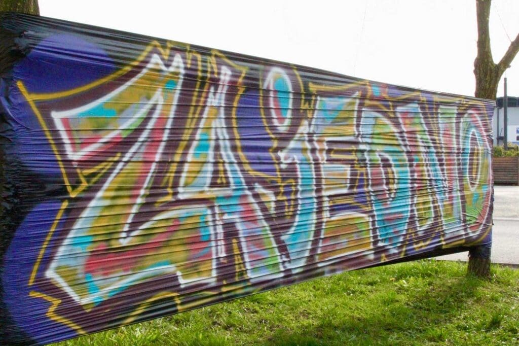 Umjetnost koja gradi: Zabočki srednjoškolci sprejevima protiv govora mržnje