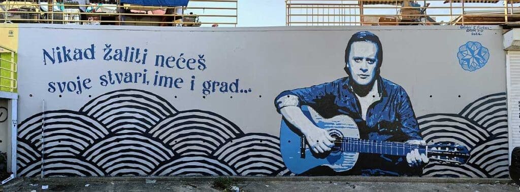 Šibenik Street Art Festival 2026: Oslikan mural u spomen Arsenu Dediću!
