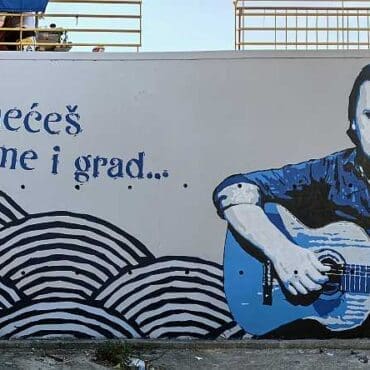 Šibenik Street Art Festival 2026: Oslikan mural u spomen Arsenu Dediću!